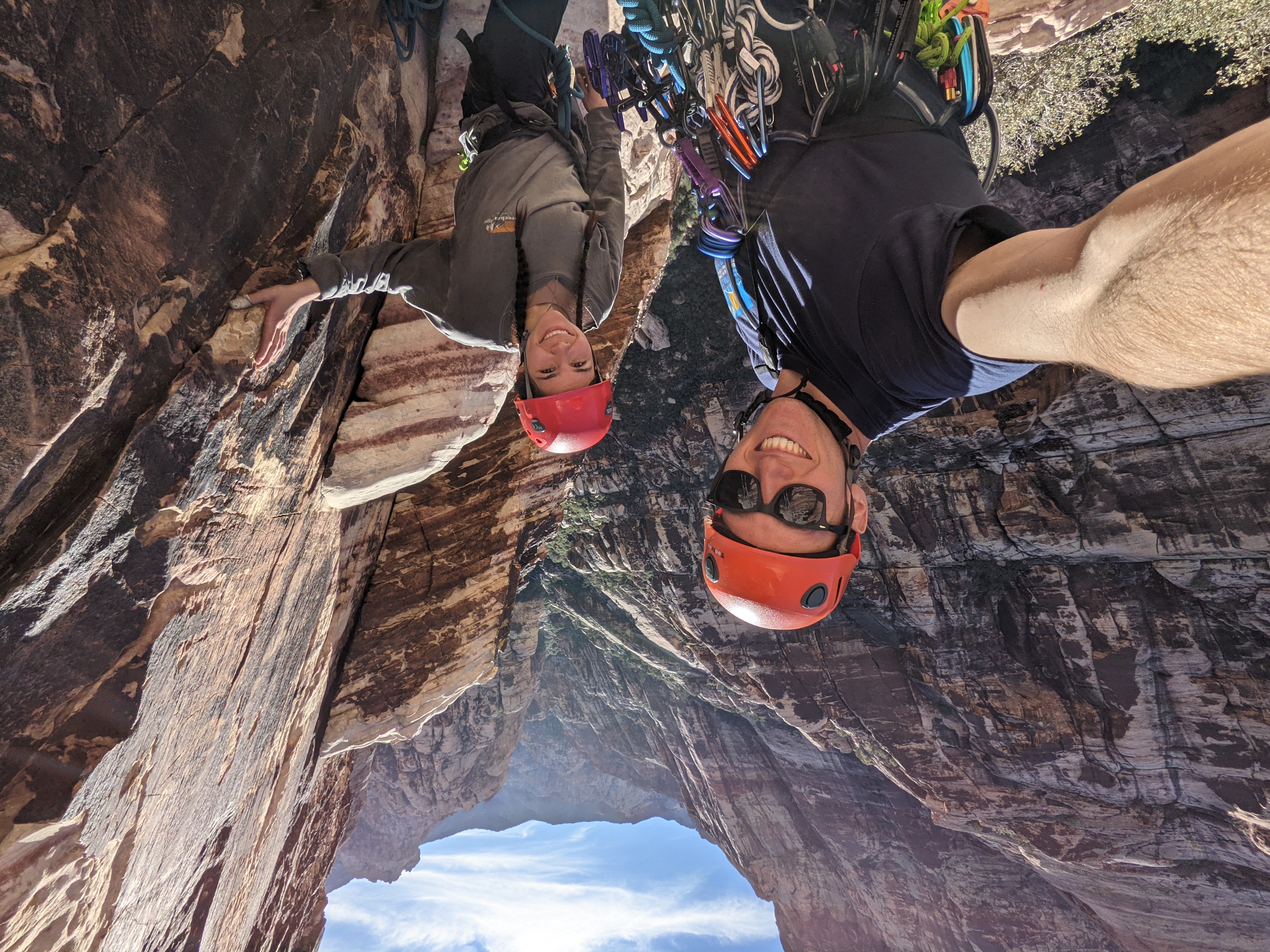 Rock climbing in Red Rocks, Las Vegas (March 2022)