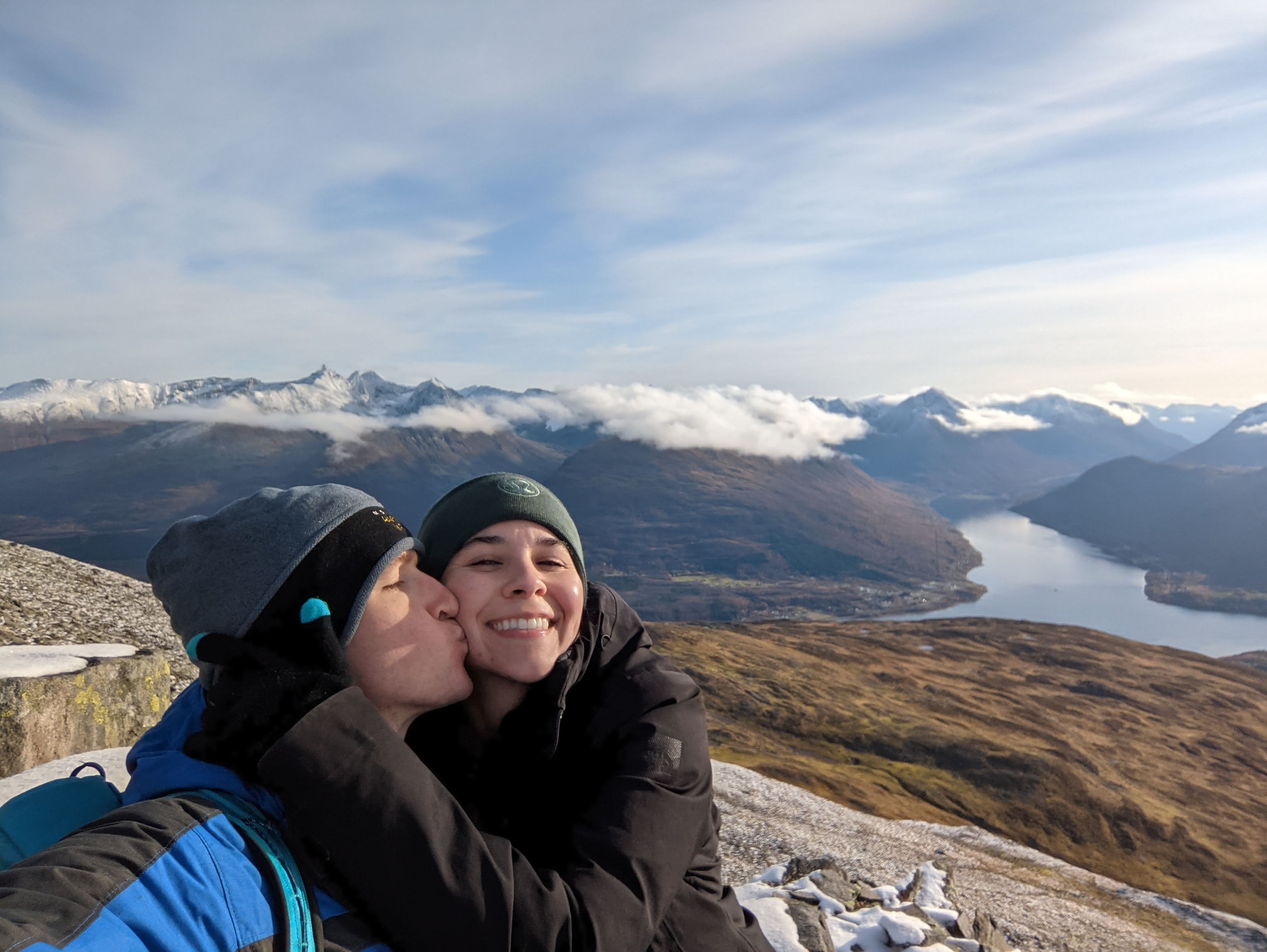 Hiking Tromsdalstinden in Tromso, Norway with Lauren (October 2023)