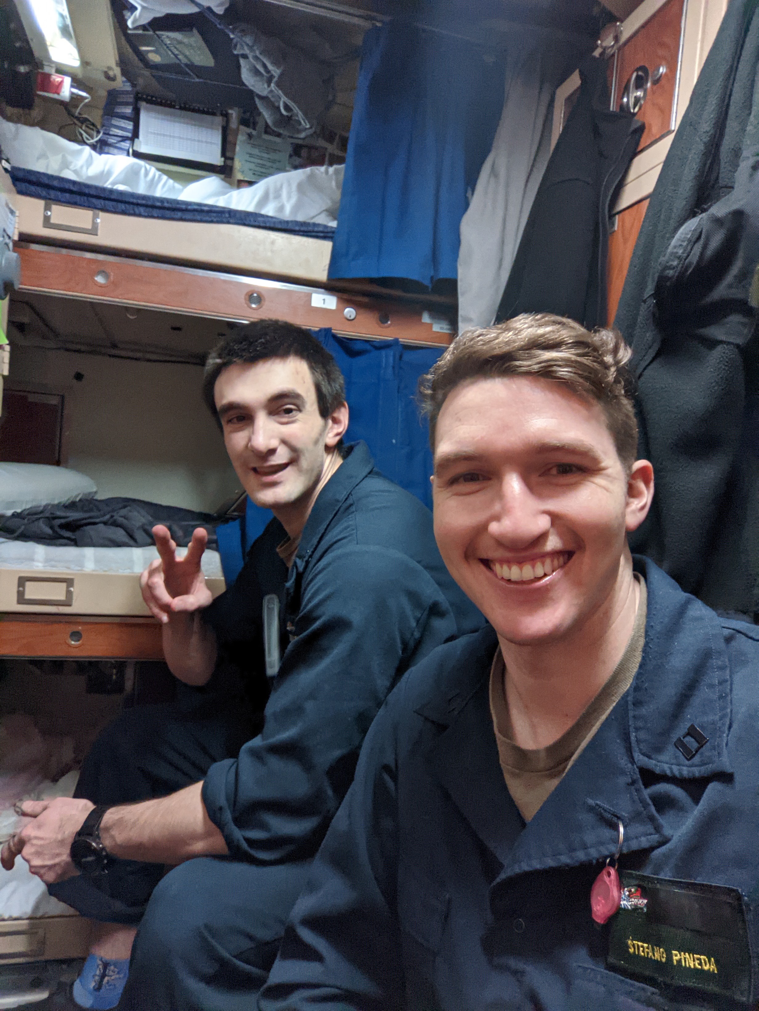 Counting down the days with my underway lifting buddy John Savage (December 2023)